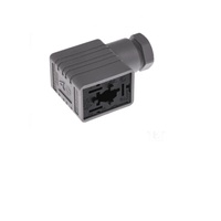 HIRSCHMANN SOLENOID VALVE CONNECTOR&lt;BR&gt;FORM B IND 2+G PG9 CG FW 250VAC/DC (GY)